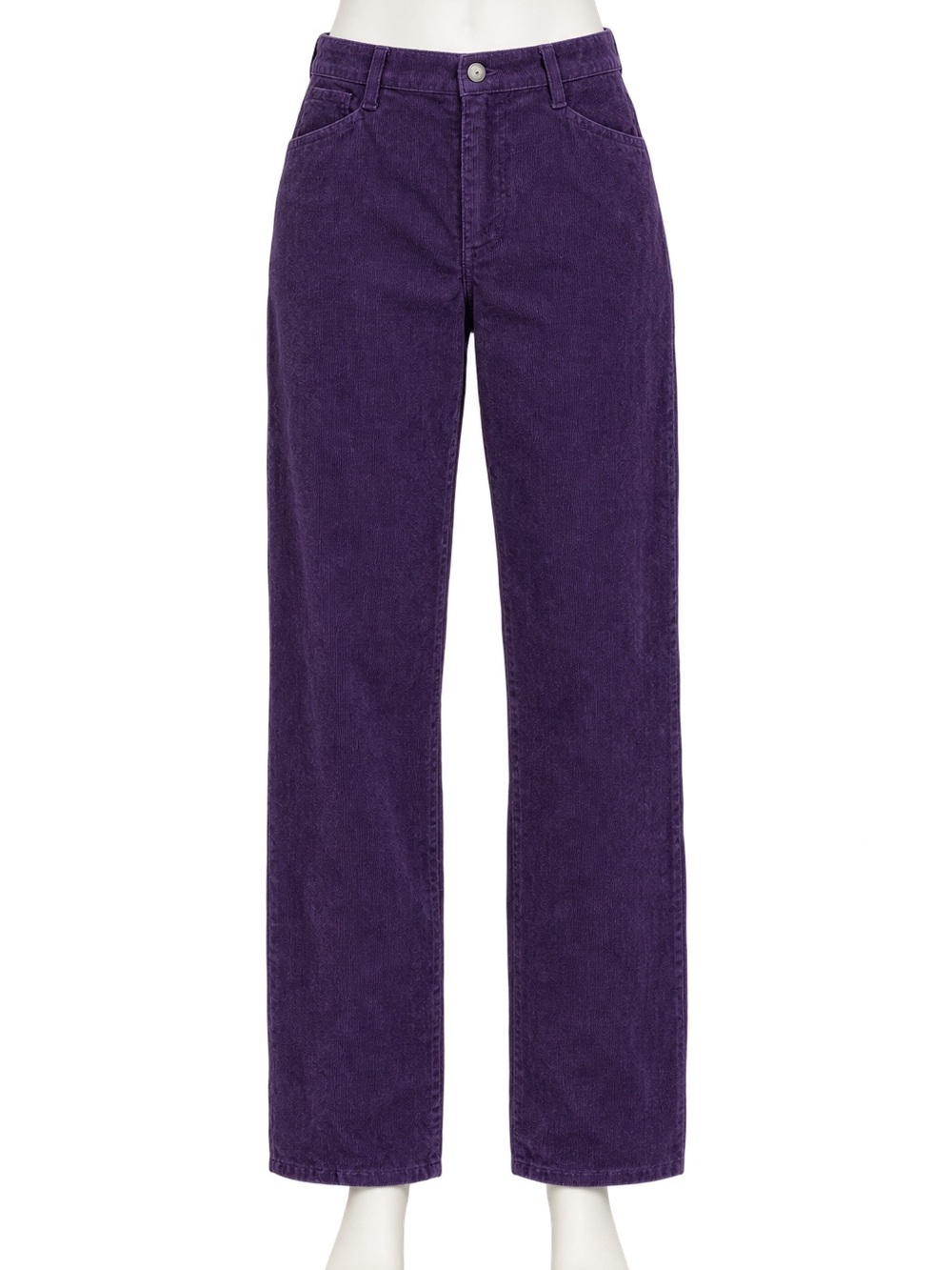 Vintage Northern Reflections Deep Purple Corduroy Pants Size 12P